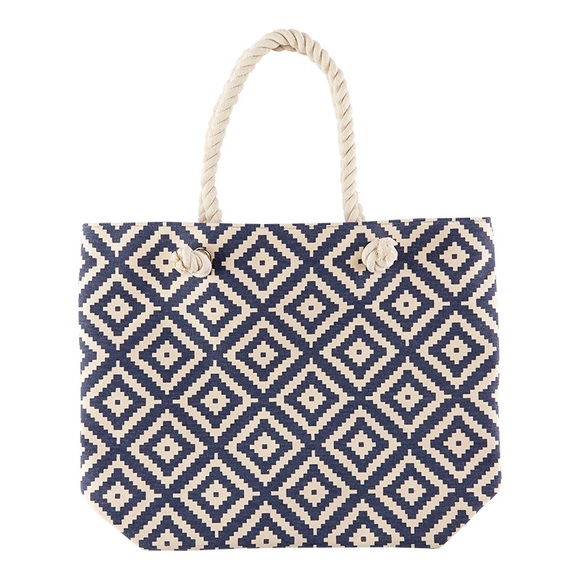 Summer & Rose Navy Diamond Tote - Picture 5 of 8